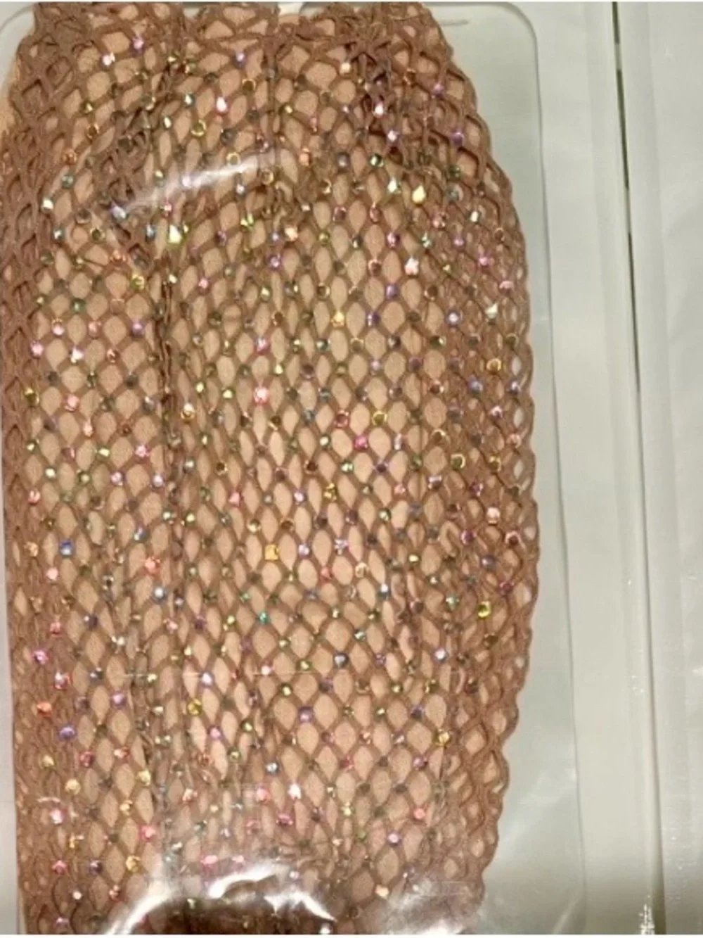 Rhinestone Mesh Face Mask - 3 pcs